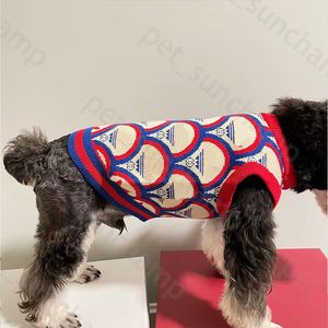 Rode mouwloze hondentrui Mode Luxe warme hondenvest Designer Sweatshirt Schnauzer Franse emmer