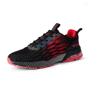 Rode Sneakers Wandelen 9 Heren Schoenen Ademend Hardlopen Outdoor Sport Mode Comfortabel Casual Koppels Gym Heren Zapatos De Mujer S 127 s