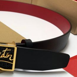 Semelle rouge pour hommes de qualité supérieure ceinture de qualité 40 mm de marque de luxe créatrice femme ceinture mode décontracté.