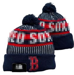 RED SOX Bonnet Tricoté BOSTON Chapeaux Équipes Sportives Baseball Football Basket-Ball Bonnets Casquettes Femmes Hommes Pom Mode Hiver Top Casquettes Sport Tricot Chapeaux a