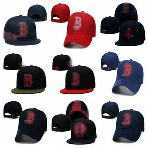 Red Soxes- Gorras de béisbol con letras B Nueva llegada moda estilo de verano hombres mujeres Hip Hop Bone Snapback Sombreros