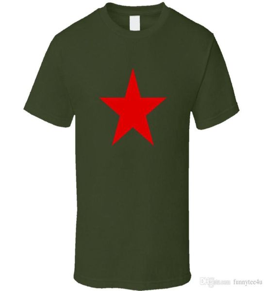 Red Star Retro T-shirt Mens Soviétique Communiste Politique Che Guevara NOUVEAU FROM US TSHIRT NOUVELLE SUMBRE CARTON T-SHIRT8282412