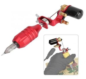 Kits de tatouage rouges Machine à moteur fort Poignée de pistolet Cartridge aiguilles de maquillage Tattoo Machine Permanent Makeup Tool9391377