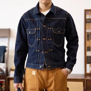 Tornado rouge 11mj veste en jean rinçage 18oz Selvedge Jean Cowboy robuste robe d'extérieur 240420