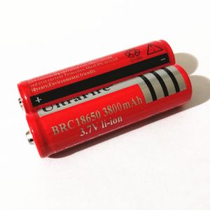 La batterie au lithium f rechargeable rouge 18650 3800mAh 3.7V a une batterie à tête plate et pointue Ciseaux de coiffeur BATTERIE Cellule d'horloge électronique