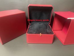 Boîtes de montres rouges Boîte de montres de haute qualité 1KG Boîte en bois d'origine Disque Brochure Certificat Sac à main Réservoir de ballon bleu montres cas-1