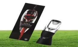 Red Wine Air Filter Bar Tools Magic Quick Decanter Essentiële set Sediment Pouch Travel met retailbox9585368