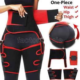 Rode Dames Neopreen Hoge Taille Trainer Body Shaper Sweat Shapewear Verstelbare Slanke Belt Trumer Been Shapers Taille en Dij Trainer