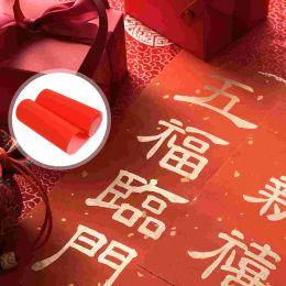 Paper de Xuan rojo Fino Red Diy Decoración en blanco Decor