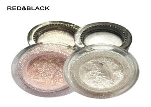 Redblack metaal glitter oogschaduw mode make -up oogschaduw zachte pailletten gor6189824