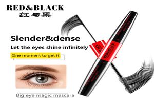 Redblack nouveau Mascara de cils en fibres de soie 4d Mascara 3d imperméable pour Extension de cils épais allongeant les cils cosmétiques7613186