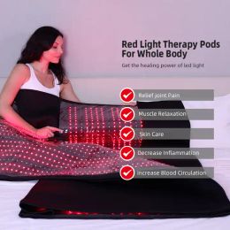 Redfy infra capsule LED Red Light Photon Therapy Thérapie Doulage de la couverture pour usage domestique