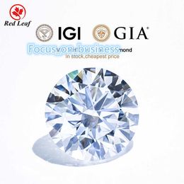 Redleaf suelto Gemstone Lab Diamond IGI Gia Certificado 1CT 2CT 3CT VVS SINTÉTICO HPHT CVD Laboratorio suelto Diamante cultivado