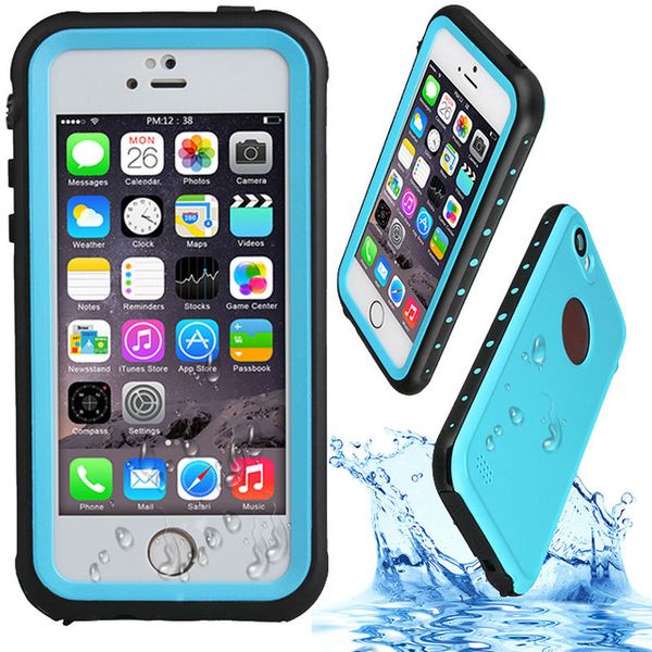 Funda Impermeable Redpepper a prueba de golpes Natación resistente a la suciedad Fundas Surf para iPhone X 8 7 6S Plus Samsung Note 8 S7 edge S8 S9 Plus