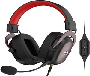 Redragon H510 Zeus Wired Play Headset 7.1 Surround Sound Moard Oreer Oreer Memor