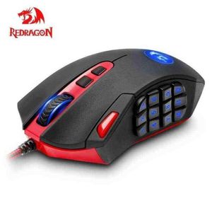 Redragon Perdition M USB filaire souris de jeu boutons Dpi souris de jeu programmables rétro-éclairage ergonomique ordinateur portable ordinateur J220523144011743760