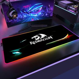 Redragon Xxl Gaming Muismat Gamer Big Mousepepad Grote Bureaumat Muismat Rgb Kantooraccessoires Back Light Deskmat Backlight 240314