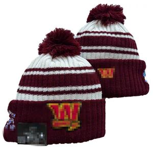 Redskin Mutsen Washington Bobble Hoeden Baseball Ball Caps 2023-24 Modeontwerper Bucket Hat Grof Gebreid Imitatie Pom Muts Kerstmuts Sport Gebreide Hoeden A0