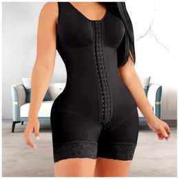 Reductieve en Shaper Woman Slim Body Shaper Women Sexy Underwear Lingeries for Woman Zero Belly Modellering Riem 8266 240323