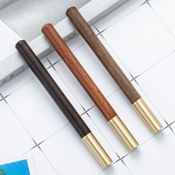 Redwood Signature Pens Regalo Bolígrafo neutro Bolígrafo de madera de latón