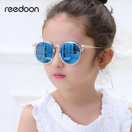 Reedoon enfants lunettes de soleil mode miroir polarisé Uv400 Hd lentille métal cadre bébé lunettes mignon pour filles garçons Oculos Infantil 2958 C5257729