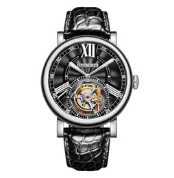 Reef Tigerrt Luxe horloges voor mannen Tourbillon Automatische stalen alligatorriem waterdichte casual horloge RGA1999 polshorloges5392349