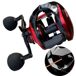 CARRETE 15 Kg Carretes de pesca profesionales Carretes Baitcast Big Game Baitcasting Jigging Pesca 81 BB 6.4 1 Freno magnético Lubina 240119