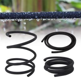 Bobines 1/10m tuyau de trempage poreux MicroDrip Irrigation 4/8mm 12/16mm Tube de fuite anti-âge tuyau perméable tuyau d'arrosage de pelouse de jardin