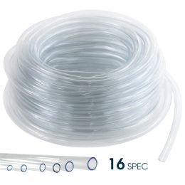 Bobines 16 tailles de tuyaux souples en PVC transparent tube d'irrigation de refroidissement par eau tuyau rond en plastique tube transparent flexible pour pompe aquarium