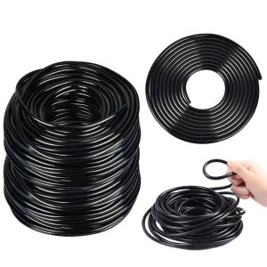 Bobines 20m 4/7mm tuyau d'arrosage jardin pelouse Agriculture Micro système d'irrigation goutte à goutte 1/4 pouces tuyau en PVC