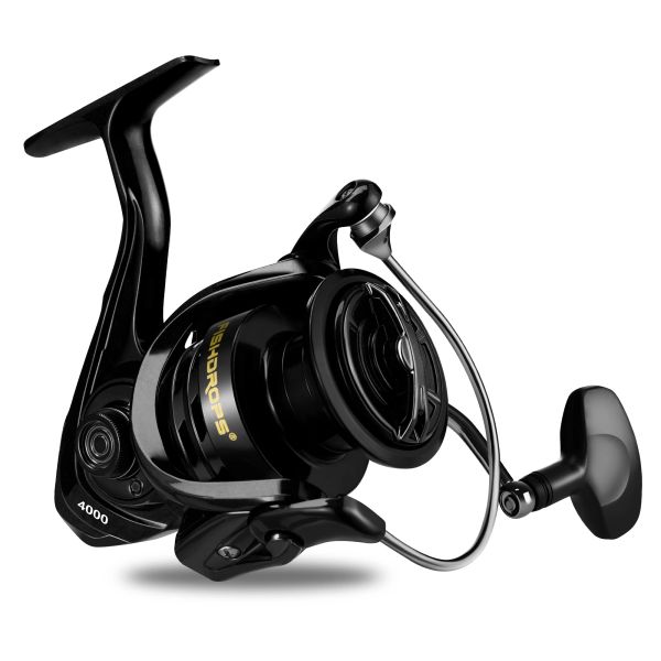 Reels Trops Fishrops Spinning Reels Taiper Spinning Fishing Robine CNC Handle Pesca Gear Ratio 5.5: 1 Ultra Smootor puissant 30lb Max Drag