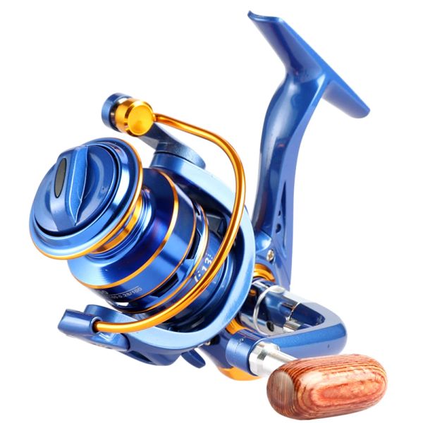 Reels Fishing Reel Spinning 1000 2000Series Metal Boupon Spinning Wheel for Sea Fishing Fishing Fishing Bobine Polon Polon