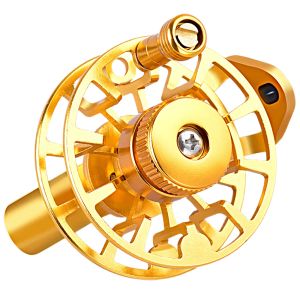 Reels Full Metal Winter Fishing Reel 49G Ultralichtgewicht Hoogwaardige Mini Fly Fishing Reel Pike Fishing Reel Fishing Tackle Gear