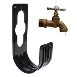 Carretes Soporte para manguera de agua para jardín Soporte de montaje en pared para almacenamiento Manguera de riego expandible para colgar Carrete con gancho 1 PCS