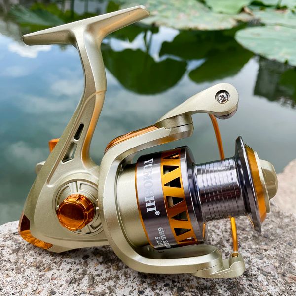 Roubans JF Saltater Spinning Fishing Reel avec morsure de poisson Indication d'alarme 2000 3000 4000 5000 6000 7000 COIL MAX DRAIN 10 kg de carpe pêche