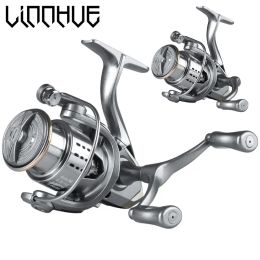 LINNHUE Vismolens LC 15002500 Spinning Reel 8kg Max Drag Dubbele Grip Spinning Reel Karpermolen Molinetes De Pesca Accesorio