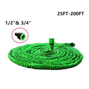 Reels Magic Watering Hose Flexibele uitbreidbare tuinslanghaspels Waterslang US EU Quick Connector Valve Blauw Groen 25FT200FT