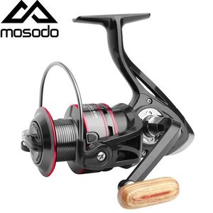 Moulinets Mosodo Spinning Moulinet De Pêche Tout En Métal Bobine 8KG Poignée En Acier Inoxydable 12 + 1BB Eau Salée Gauche Droite Roue Baitcasting RE