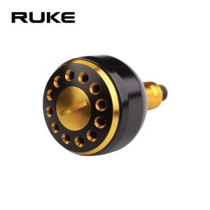 Boutons de poignée de pêche RUKE pour moulinet à filature, boutons de poignée de moulinet de pêche en métal accessoire de moulinets de filature de coulée d'appât, livraison gratuite