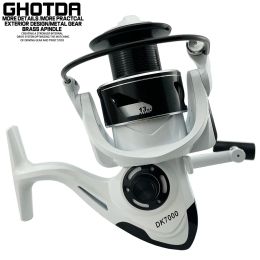 Rollen Spinning Reel Max Drag 10KG Metalen Spoel Karpervissen Reel 20007000 Serie Carretes De Pesca Spinning