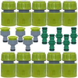 Rollen SPRYCLE 20PCS 1/2in Adapter Plug Snelkoppeling Slang Buis Connector Reparatie Druppelirrigatie 1/2 3/4 ''Nipple Fitting tuin Gereedschap