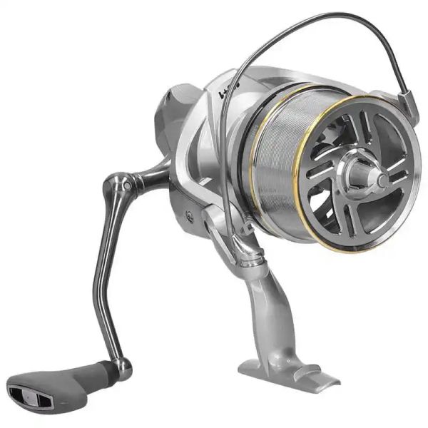 Moulinets STD8500 roue de pêche 13 + 1BB tout métal fil tasse longue roue de tir 4.1: 1 rapport de vitesse moulinet de pêche matériel de pêche