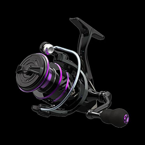 Carretes WALK FISH Spinning Reel HP5007000 Series Metal EVA Grip 5.2:1 Relación de engranaje Max Drag 10KG Carrete de pesca de agua de mar Aparejos de pesca