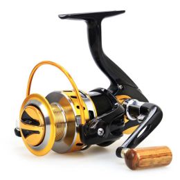 Bouble Yumoshi Pro 5.5: 1 Rapport de vitesse 12 Roulements à billes pêche à la pêche à la bobine Black Golden Tone Modèle YB