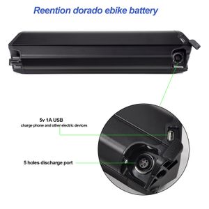 reention Dorado Batterie 48 V eBike Batterie 21700 Reention NCM Batteries de remplacement de vélo pour 250 W 350 W 500 W 750 W 1000 W 48 V 17,5 Ah 21 Ah avec 30 A BMS