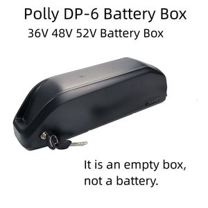 REENTIE DOWN TUBE batterij Polly-6 doos 36V 48V 52V lege doos met 65 pcs 70 stcs 18650 Celhouder