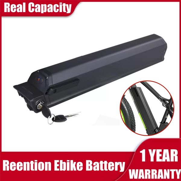 Batterie Reention Ebike Dorado id Pro 36V 13Ah 15Ah 17.5Ah 20Ah Cadre Ebike caché AKKU 12.8Ah 14Ah Lithium Li ion Batteries avec chargeur