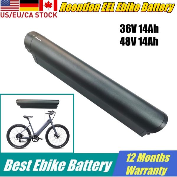 Reention EEL Ebike Batería 36V 10.4ah 14Ah para ride1up core 5 batería de repuesto 48v 14ah 350w 500w 750w batería de bicicleta eléctrica