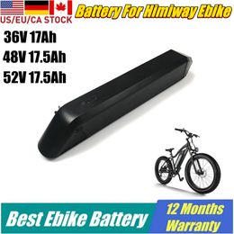 REENTIE KIRIN EBIKE BATTERING 48V 17.5AH HIMIWAY EBIKE BATTERIEEN VOOR ELEKTRIJKE CITY CITYCLE Side release 36V 52V 500W 750W 1000W