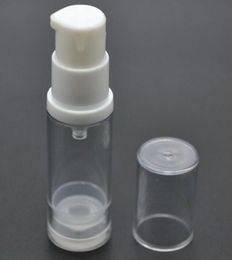 Hervulbare 5 ml Clear Airless Bottle Lege Airless Pump fles 0.4oz vacuümfles met lotion pomp LX1191